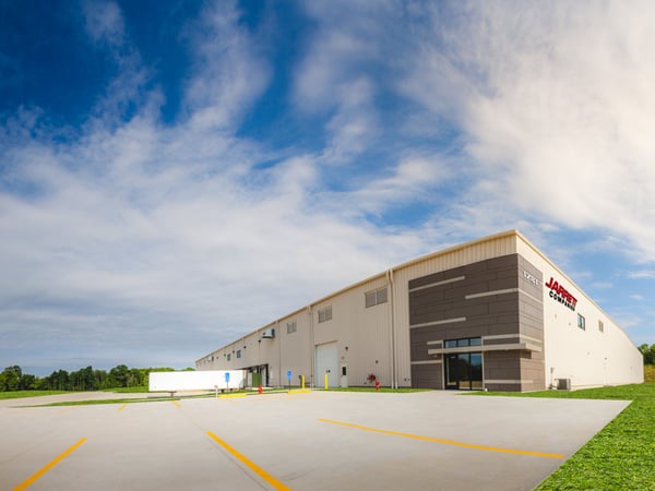 exterior shot of the Jarrett warehouse