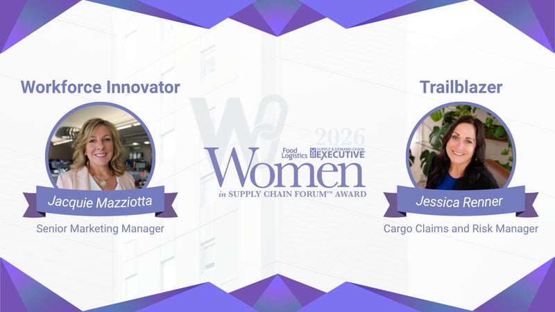 Congratulations Jacquie Mazziotta and Jessica Renner, 2026 Women in Supply Chain Forum™ Award winners