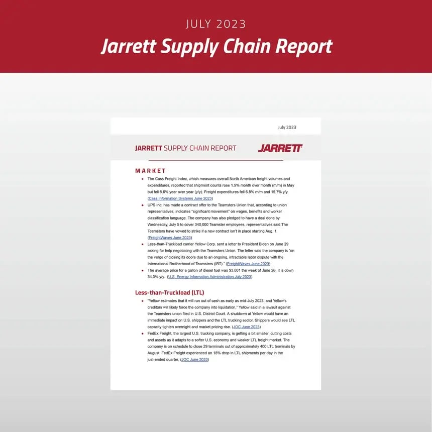 July 2023 Supply Chain Report