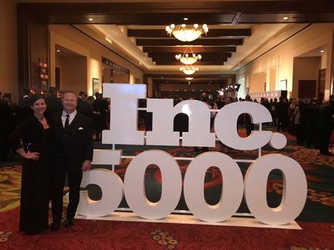 Mike and Diane Jarrett at the Inc 5000 Awards